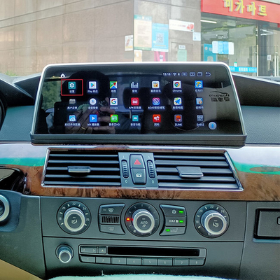 Android 10 systèmes de navigation des véhicules à moteur des généralistes 64GB 8,8 pouces pour BMW E60 ccc