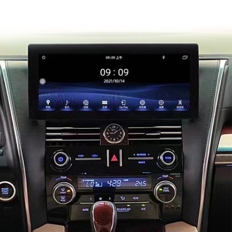 Unité principale stéréo de voiture de 12,3 multimédia de pouce PX6 Android10 pour Toyota Alphard 2015-2021