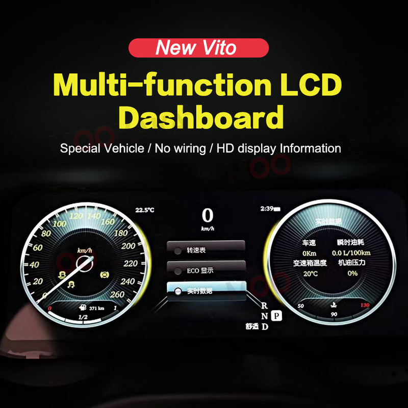 Mètre de vitesse de navigation de Mercedes Benz Vito GPS de groupe de Digital de voiture