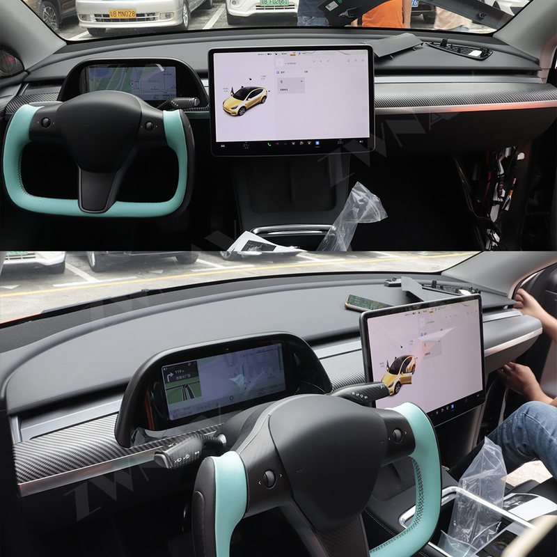 Écran de groupe de Digital pour le tableau de bord d'affichage à cristaux liquides de voiture du modèle Y AMD d'Intel du Tesla Model 3