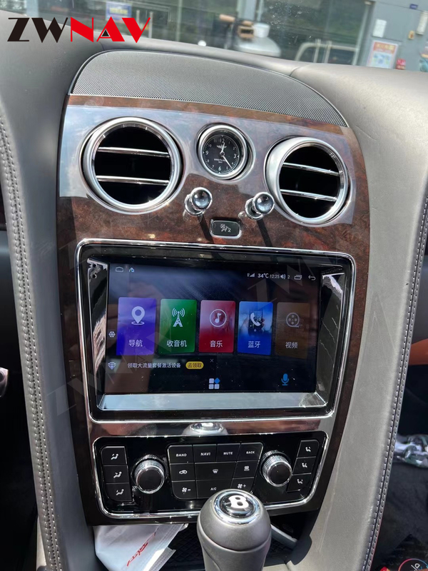 Unité principale de navigation GPS automatique Android 11 Carplay Tesla 128 Go pour Bentley