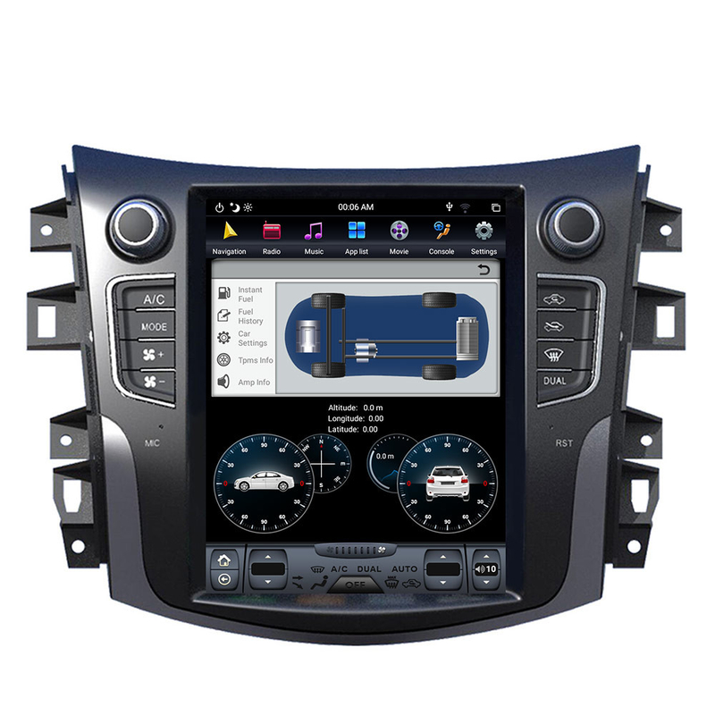 Navigation Carplay de voiture de Terra Nissan Sat Nav Android 9,0 de style de PX6 Tesla