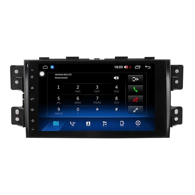 Unité de tête de navigation de NXP6686 Borrego KIA Android Carplay Single Din