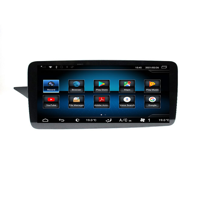 radio de GPS de la voiture 45V de 12.3inch Mercedes Benz Head Unit Single Din Android 10,0