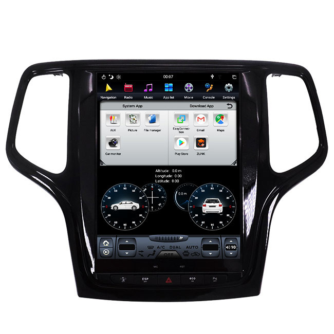 Unité 128GB Android 10 de tête de Jeep Grand Cherokee Car Stereo de 10,4 pouces