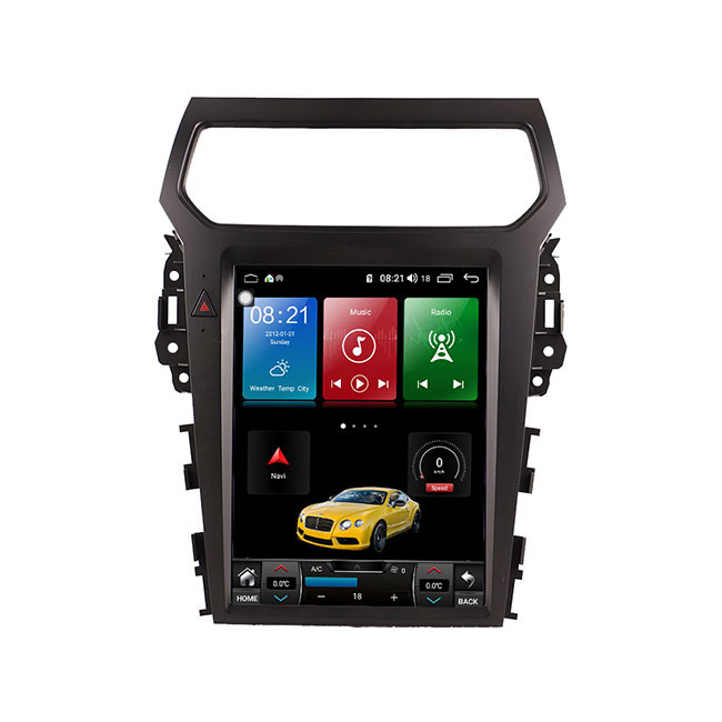 voiture d'unité de tête de navigation de vacarme du double 32G Android stéréo 9,0 pour Ford Explorer