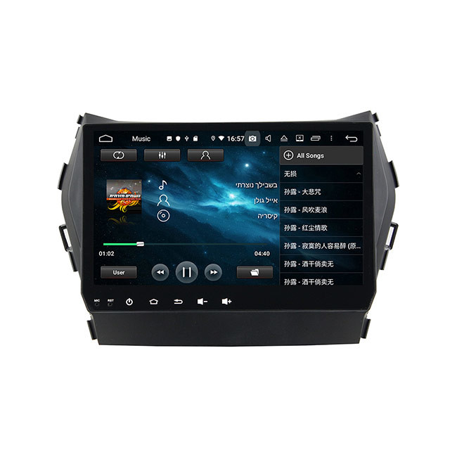 Pouce DSP Carplay sans fil de l'unité 9 de tête d'Android 10,0 IX45 Hyundai