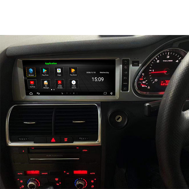radio simple 4G WIFI de GPS de vacarme d'unité de tête de 45V Audi Q7 Android 10,25 pouces