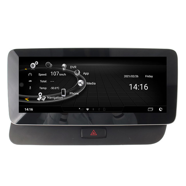 Carte de 128GB Q5 AUDI Carplay Android Auto GPS système de navigation des véhicules à moteur de 10,25 pouces