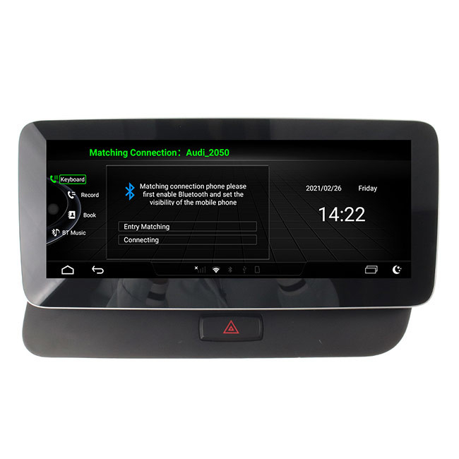 Carte de 128GB Q5 AUDI Carplay Android Auto GPS système de navigation des véhicules à moteur de 10,25 pouces