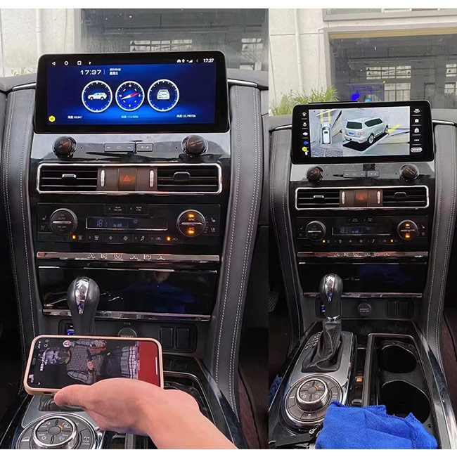QLED 4G pour l'unité 2010-2020 de tête de Navi Auto Radio Player Stereo de voiture d'Android 10 d'armada de NISSAN PATROL